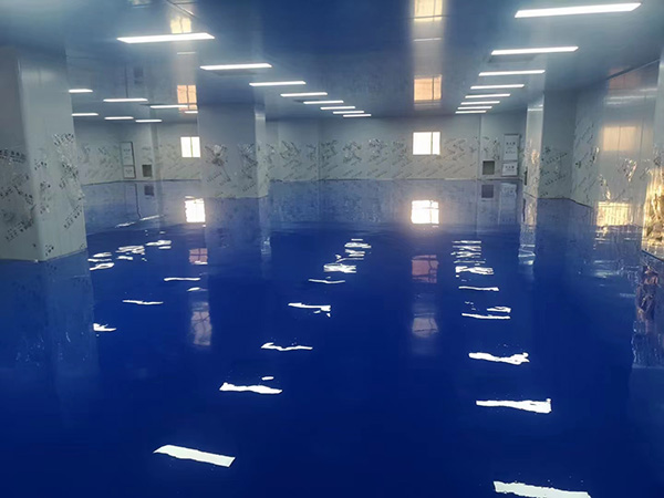 江西晉禧納米材料有限公司車間環氧自流平完工圖